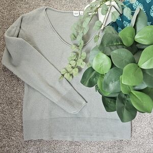 Light Sage green XS-S GAP 100% cotton sweater